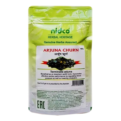 Арджуна Чурна (ARJUNA CHURNA) 100 г., NIDCO Арджуна Чурна (ARJUNA CHURNA) 100 г., NIDCO