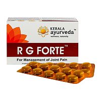 РГ Форте (RG Forte) - при хронической боли и воспалении суставов / 100 табл, Kerala Ayurveda