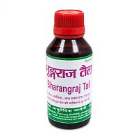 Брингарадж масло (Bharangraj Tailam) - оздоровление волос / 100 мл, Adarsh