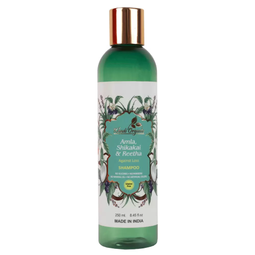Шампунь "Амла, шикакай и ритха" (против выпадения) 250 мл, Khadi Organic
