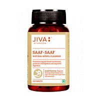 Сааф-Сааф - натуральное слабительное, оздоравливает жкт / 120 табл., Jiva Ayurvedic Pharmacy