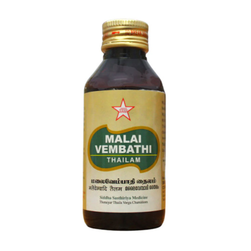 Малай Вембати Тайлам (Malai Vembathi Thailam) гинекологические заболевания 100 мл, SKM Siddha
