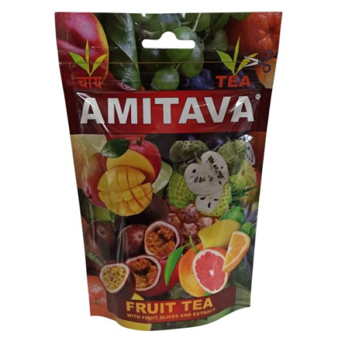 Зелёный чай индийский "Passion Fruit" ароматный фруктовый с маракуйей  100гр., Amitava фото 2