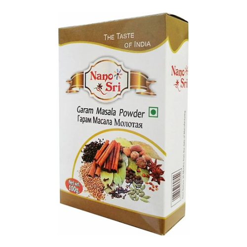Смесь специй Гарам масала (Garam masala) 100 г, Nano Sri