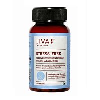 Стресс-фри (Stress-free) - антистресс, улучшение памяти / 120 табл., Jiva Ayurvedic Pharmacy