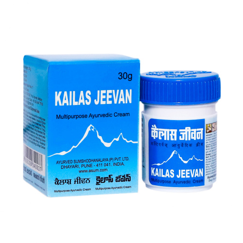 Кайлас Дживан (Kailas Jeevan) Крем многофункциональный аюрведический / 30 г, Ayurved Sumshodhanalaya