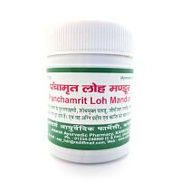 Панчамрит Лох Мандур (Punchamrit Loh Mandoor) - для оздоровления печени и селезенки / 40 г, Adarsh