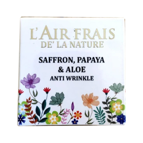 Крем для лица с Шафраном, папайей и алоэ (Saffron, Papaya, Aloe) 50 г, l'Air Fraise