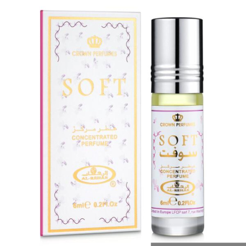 Духи масляные Софт (Soft), ролик 6 мл, Al Rehab