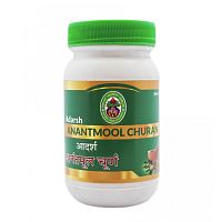 Анантамул (Anantamool Churna) - укрепление иммунитета, противовоспалительный / 100 г, Adarsh
