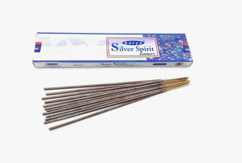 Благовония "Silver Spirit Agarbatti" (Серебряный дух) 20 г, Satya