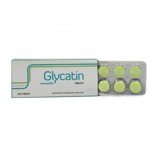 Гликатин (Glycatin) - при сахарном диабете 1-го типа / 30 табл., Ayurchem