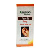 Масло Билвади тайлам (Bilvadi tailam) болезни ушей 15 мл, Ashtang