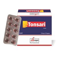 Тонсари (Tonsari) - здоровье дыхательной системы / 120 капс, Sagar