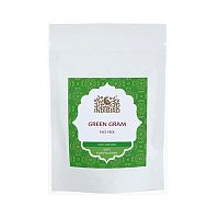 Порошок-маска травяной для тела "Грин Грэм" (Green Gram Powder) 100 г, Indibird
