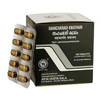 Сахачаради Кватхам (Sahacharadi Kwatham) - здоровье сосудов, при варикозе / 100 табл., Kottakkal