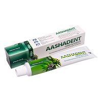 Зубная паста Aashadent (Ним и Бабул) 100гр., Aasha Herbals