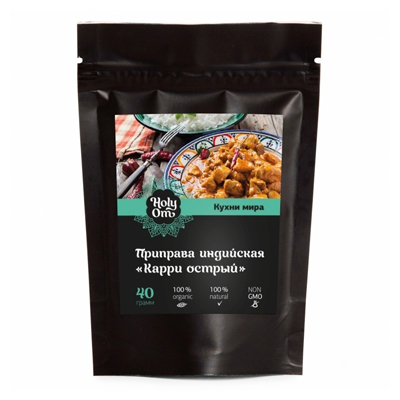 Смесь специй "Карри острый" 40 г, Holy Om