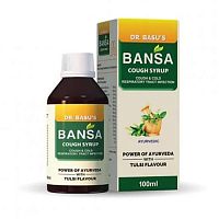 Сироп от кашля BANSA 100 мл., Dr.Basu`s