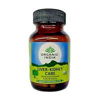 Ливер-Кидни Кер - здоровье печени и почек 60 капс., Organic India