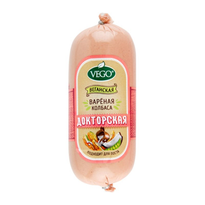 Колбаса веганская варёная Докторская 500 г, VEGO