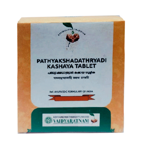 Патьякшадхатради Кашаям (Pathyakshadathryadi Kashaya) головная боль, мигрень 100 табл, Vaidyaratnam