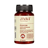 Флюкон - респираторные заболевания, аллергия / 120 табл., Jiva Ayurvedic Pharmacy