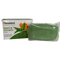 Мыло для проблемой кожи (Clear Skin) антибактериальное с нимом и куркумой / 125гр., Himalaya Herbals