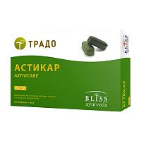 Астикар Традо (Asthicare) - нарушения функций соединительной ткани / 60 табл., Bliss Ayurveda