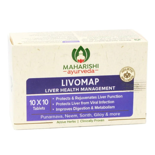 Ливомап (Livomap) - здоровье печени / 100 табл., Maharishi Ayurveda