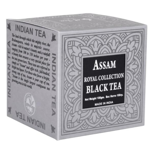 Чай черный крупно листовой Ассам Рояль (Assam Royal Collection Black Tea) 100 гр. Bharat Bazaar