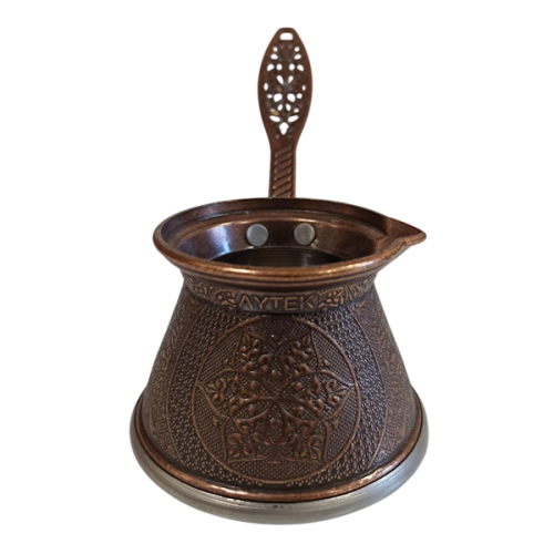 Турка для кофе, бронза, малая, 16 х 8 х 10,5 см. ZAMAK AY101/1 фото 4