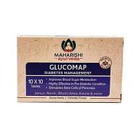 Глюкомап (Glucomap) - при диабете 100 табл., Maharishi Ayurveda