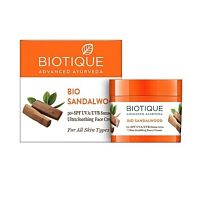 Крем для лица солнцезащитный "Био Сандал" 50 г, Biotique