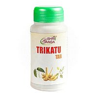 Трикату - улучшение пищеварения, снижение веса / 120 табл, Shri Ganga