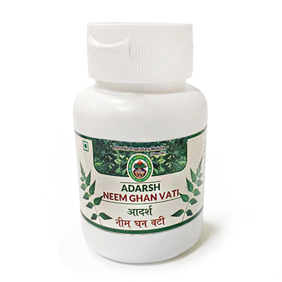 Ним гхан вати (Neem Ghan Vati) - детокс, очищение крови и лимфы / 40 г, Adarsh