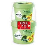 Крем для лица и тела увлажняющий с авокадо Avocado Body Dessert 140 мл + 70 мл в подарок, DermoViva
