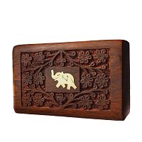 Чай индийский Масала в деревянной коробке 50 г. FSSAI