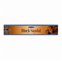 Благовония "Black Sandal" (Черный Сандал) Premium Incense Sticks 15 г, Satya
