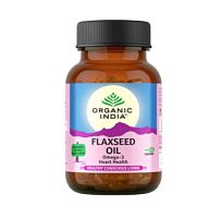 Льняное масло в капсулах (Flaxseed Oil) 60 капс, Organic India