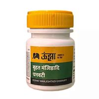 Брихат Манжиштади Гханвати (Brihat Manjishthadi Ghanvati) - очищение крови / 60 табл., Unjha