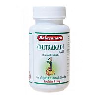 Читракади вати (Chitrakadi bati)  - улучшение пищеварения / 80 табл, Baidyanath