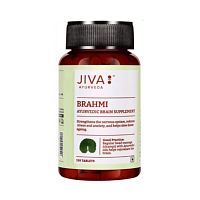 Брахми - улучшение работы мозга, укрепление нервной системы / 120 табл., Jiva Ayurvedic Pharmacy