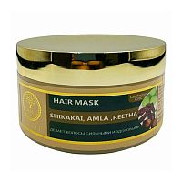Маска для волос "Шикакай, Амла и Ритха" 200 мл, Khadi