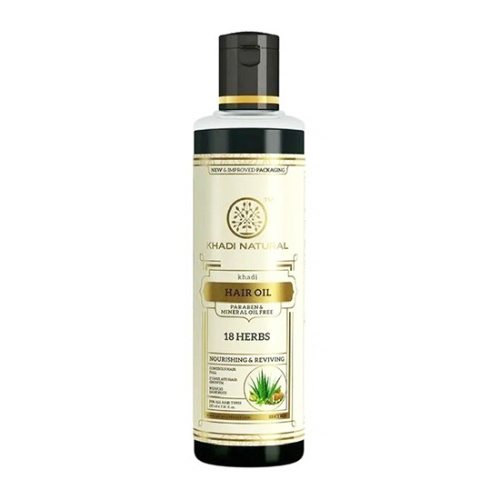 Масло для волос "18 трав" (18 Herbs hair oil) 210 мл, Khadi Natural
