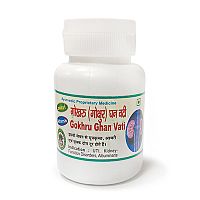 Гокхру гхан вати (Gokhru Ghan Vati) - здоровье мочеполовой и репродуктивной систем / 40 г, Adarsh