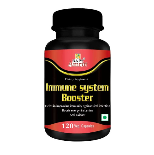 Иммун Систем Бустер (Immune system Booster) - Комплекс усиления иммунитета / 120 капс., Baps Amrut