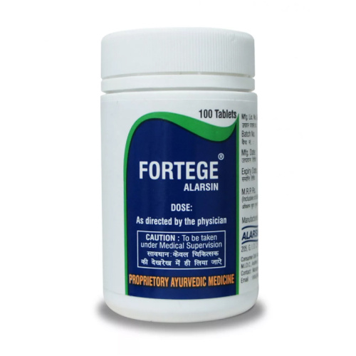Фортеж (Fortege) - восстановление мочеполовой системы у мужчин и женщин / 100 табл., Alarsin