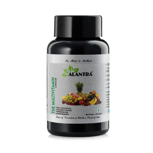 Капсулы Мультивитамин (Multivitamin) -растительный витаминный комплекс / 60 шт, Alantra