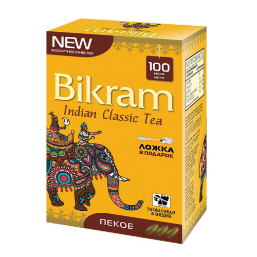 Чай индийский чёрный Пеко Assam Bikram 100 г, Balaji Agro